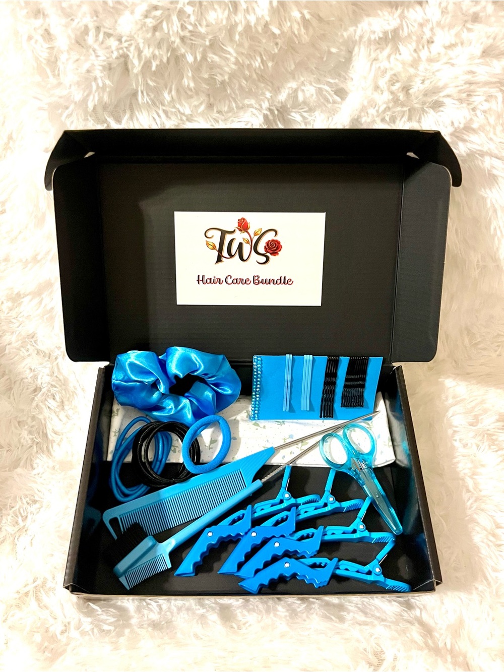 Blue Hair Care Bundle A - Hair Styling Tools